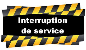 Interruption de service